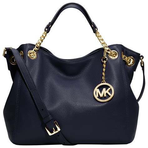 michael kors bag with chain|michael kors navy shoulder purse.